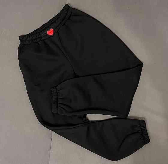 Жіночі базові теплі штани джогери трехнить на флісі Одеса