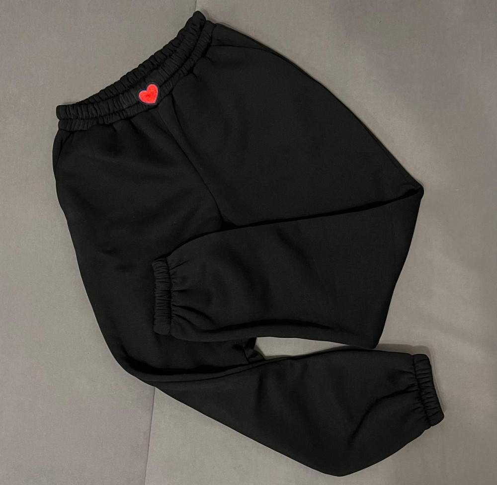 Жіночі базові теплі штани джогери трехнить на флісі Одеса - фото 1