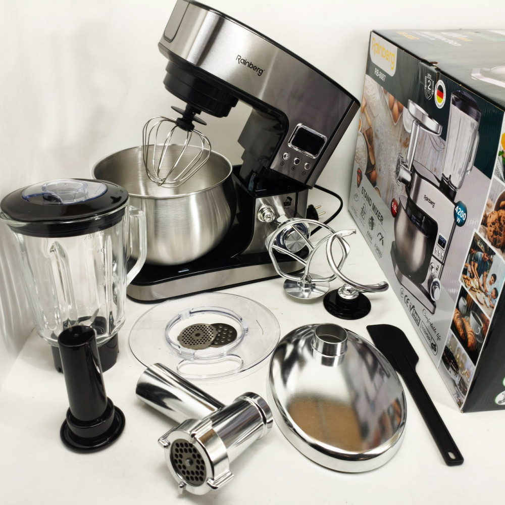 Планетарный миксер для теста и взбивания, Миксер тестомес для дома, Многофункциональный кухонный прибор JH-78 Львов - изображение 3