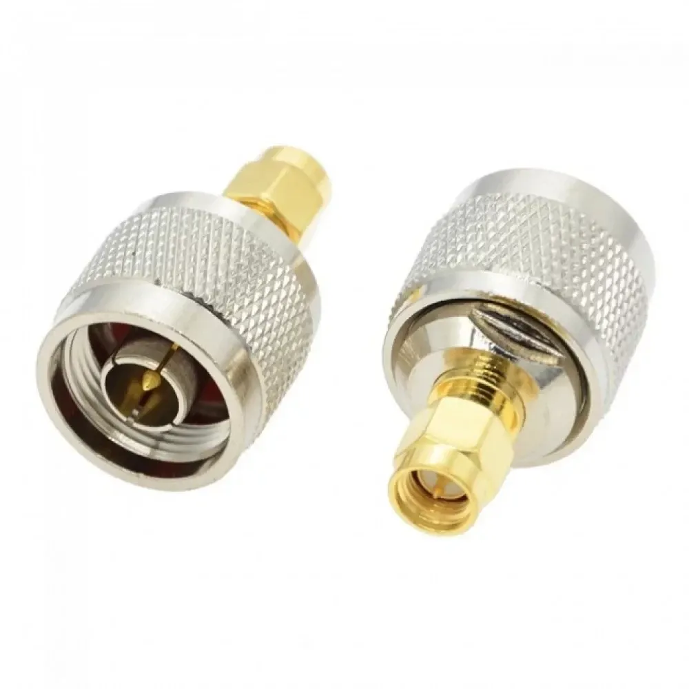 Перехідник штекер SMA - штекер N, латунь, Tcom Полтава - изображение 1