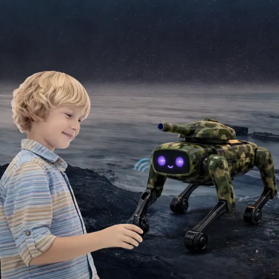 Интерактивный робот-пес, стреляющий шариками орбиз UFT Smart Dog MECH GUARDIAN Коломыя