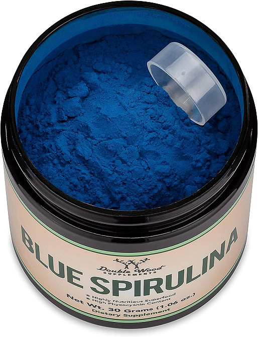 Блакитна спіруліна Double Wood Supplements Blue Spirulina Extract 30 grams Луцьк - фото 3