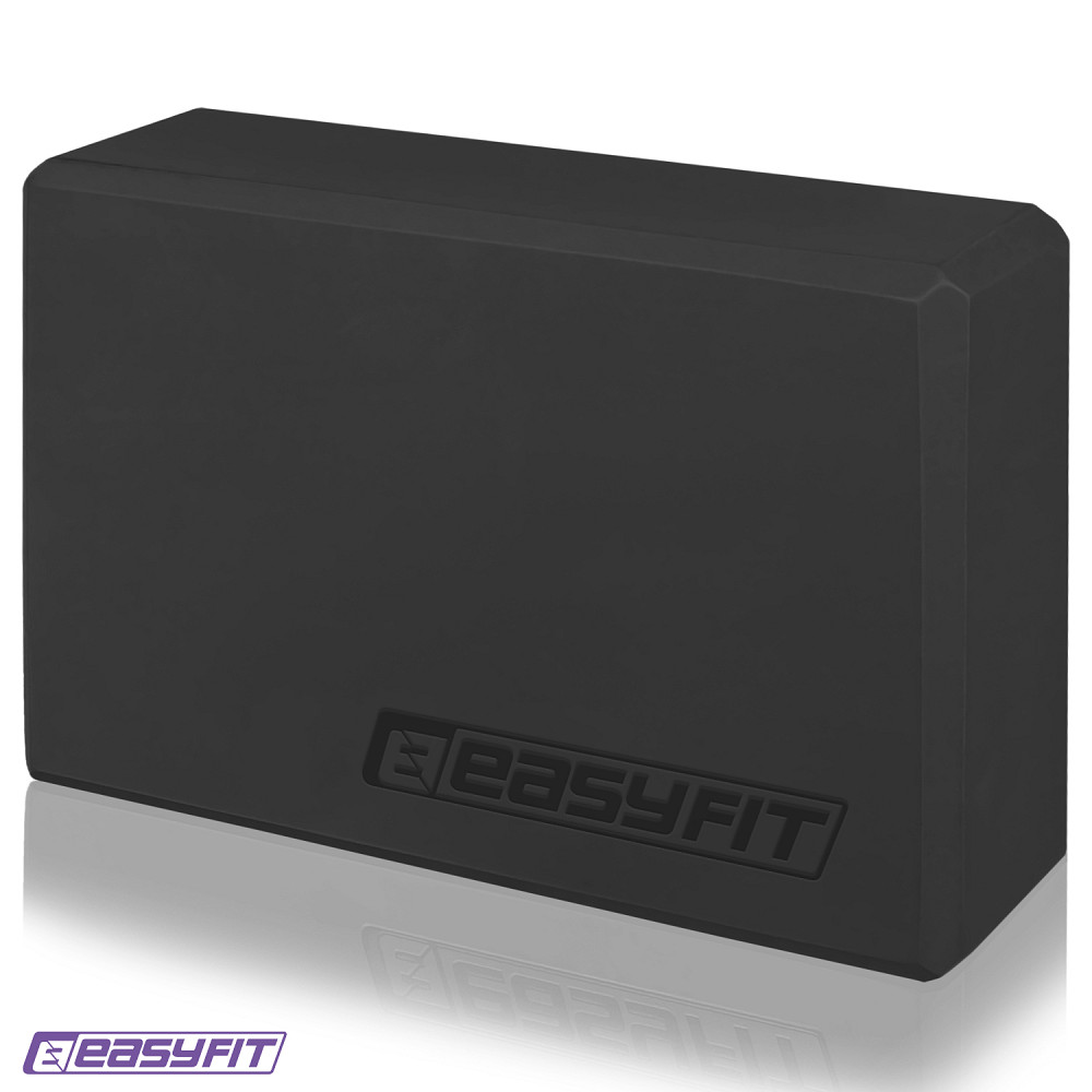 EasyFit Блок для йоги EasyFit EVA Чорний Коломыя - изображение 1