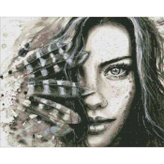 УЦІНКА! Алмазна мозаїка "Виразний погляд" AMO7435-UC 40х50 см Вінниця