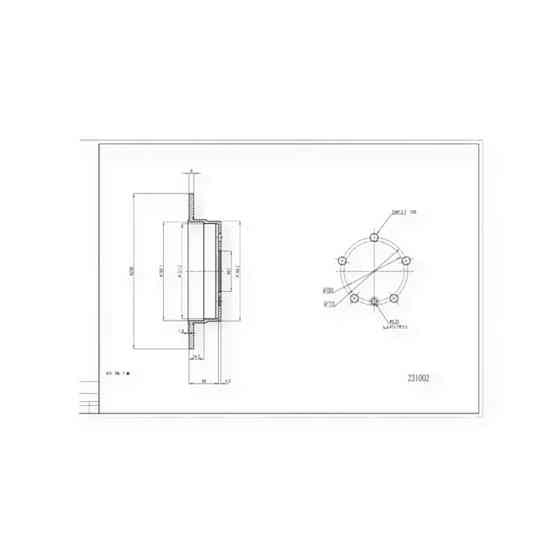 Диск Mercedes-Benz A-class (W168) (1997-) задний (d258x8mm) тормозной Мукачево