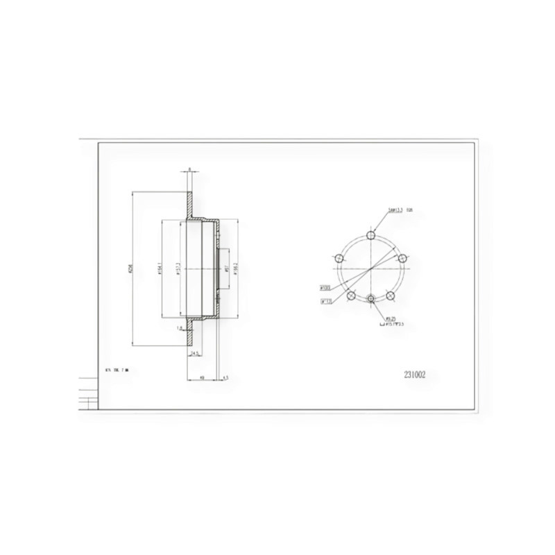 Диск Mercedes-Benz A-class (W168) (1997-) задний (d258x8mm) тормозной Мукачево - изображение 1