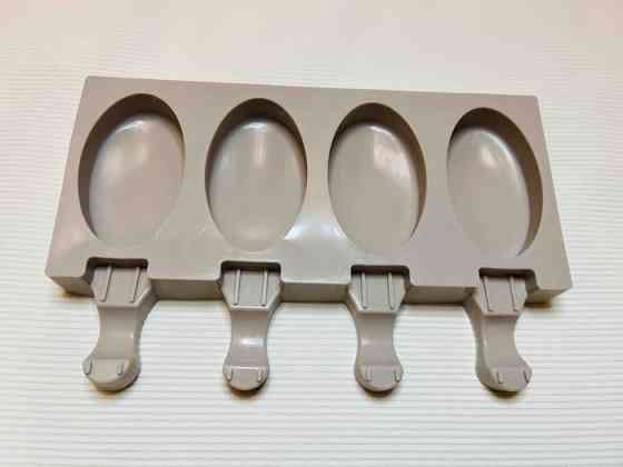 Форма для морозива Empire Овал, 4 шт, харчовий силікон, 19×9 см, антипригарна, для духовки та морозилки Одеса