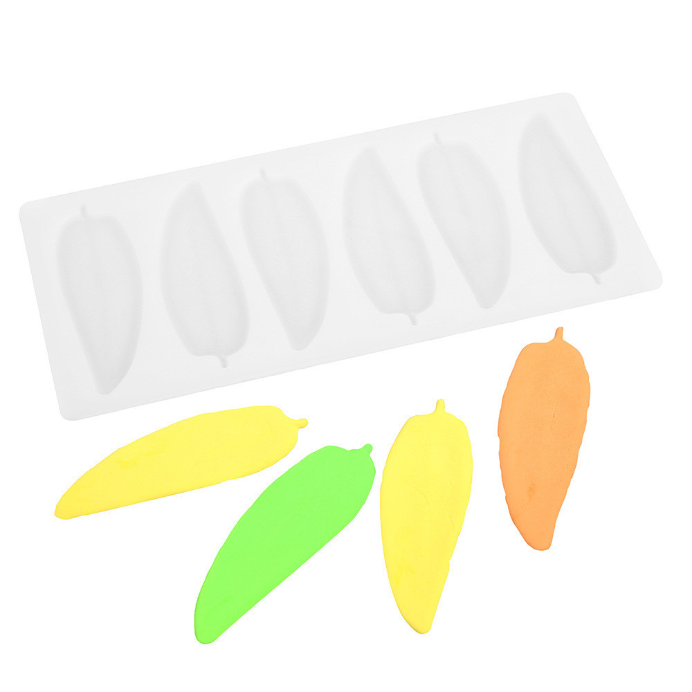 Формочка для шоколада Листья 107 на 227 мм серый Киев - изображение 1