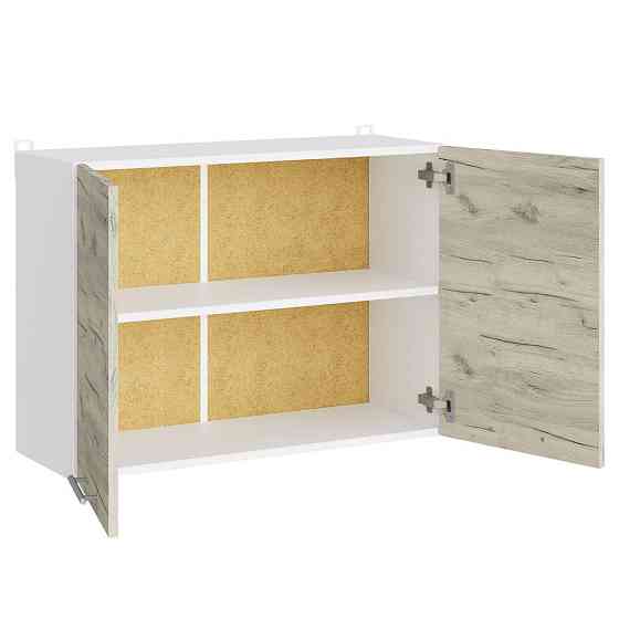 Кухонный модуль верхний Эверест Эко 800 дуб крафт белый/белый 80х30х58 см (DTM-071003) Днепр