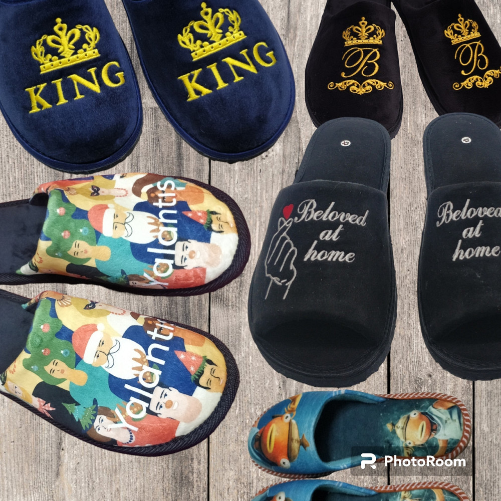 Брендовані тапочки під замовлення, Виготовлення тапочок з логотипом, нанесення логотипу Повсть Одеса - фото 16
