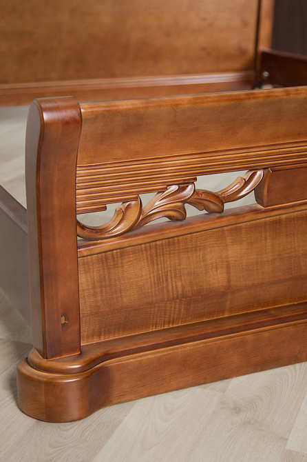 Ліжко Шопен 1600*2000, тем. горіх ( 276 ) Дніпро - фото 3