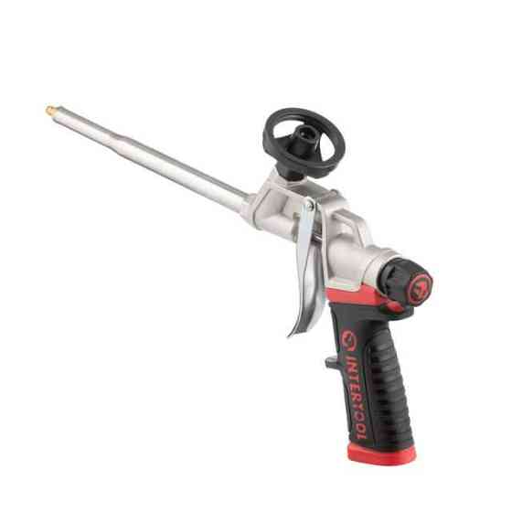 Пистолет для пены, с тефлоновым покрытием держателя баллона, 4 насадки, STORM INTERTOOL PT-0609 Киев