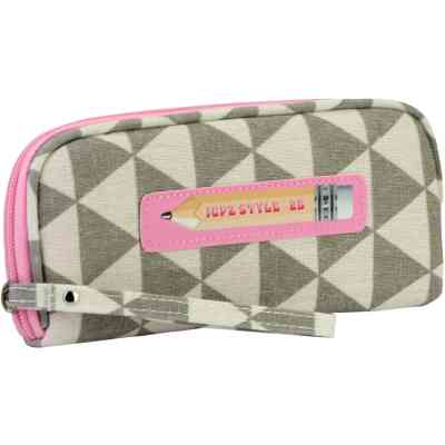 Пенал Cool For School 1 відділення з ремінцем Сірий (J-2621-lt.grey) Вінниця