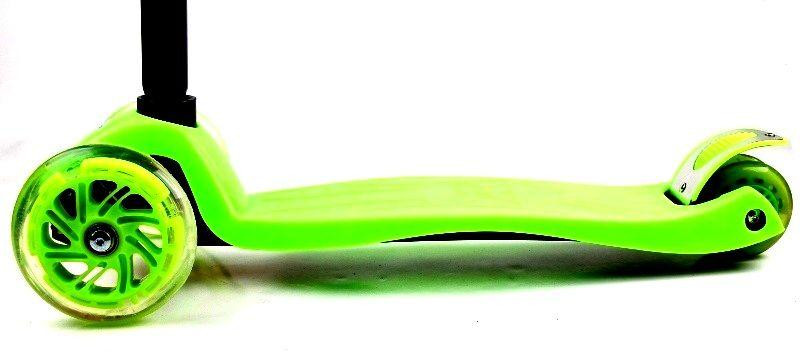 Самокат MAXI. Green - Яркий салатовый, все колеса светятся Одесса - изображение 3
