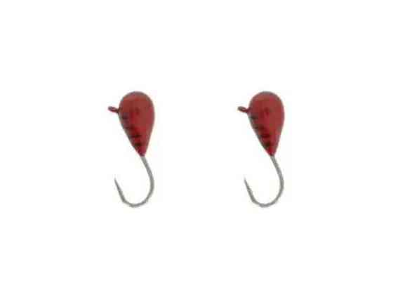 Мормишка вольфрам Капля с ушком 3мм 0,45г цветная D65 (2шт/уп) ТМ FISHING ROI Киев