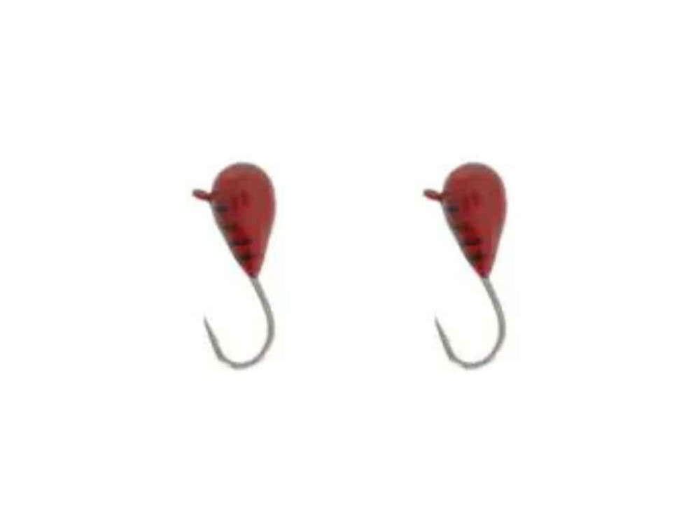 Мормишка вольфрам Крапля з вушком 3мм 0,45г кольорова D65 (2шт/уп) ТМ FISHING ROI Київ - фото 1