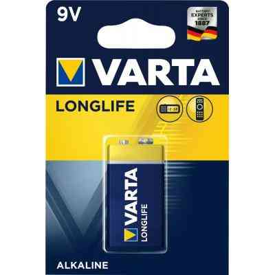 Батарейка Varta Longlife 9V 6LR61 (04122101411) Вінниця
