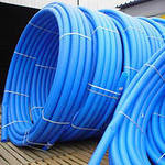 Труба з поліетилену ПЕТ Ворсклапласт (вторинна) д. 50 синя (100) Харків - фото 2