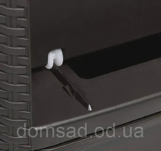 Комод пластиковий "BRILLIANT" 4 ящика 81х38х33 Efe plastics Чорний Одеса