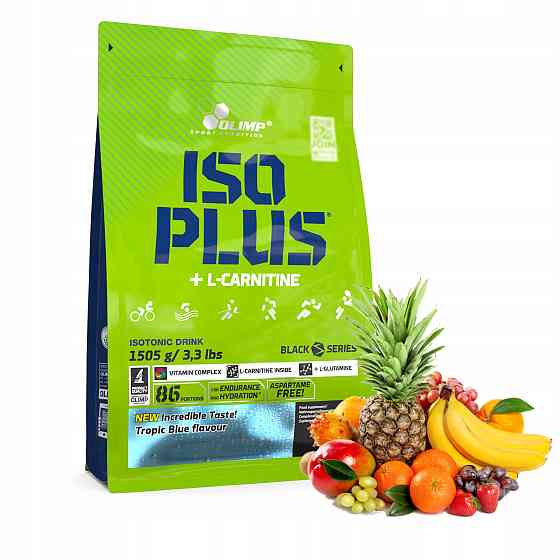 Изотоник - Енергетик OLIMP Iso Plus powder (тропик) 1505 g Луцк
