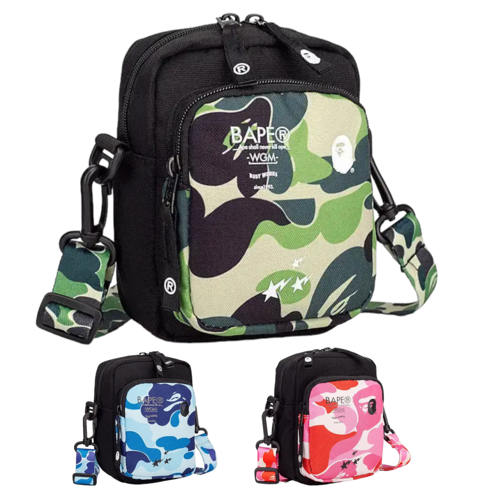 Сумка через плече Bape 17×12,5×5 зелений Запоріжжя - фото 1