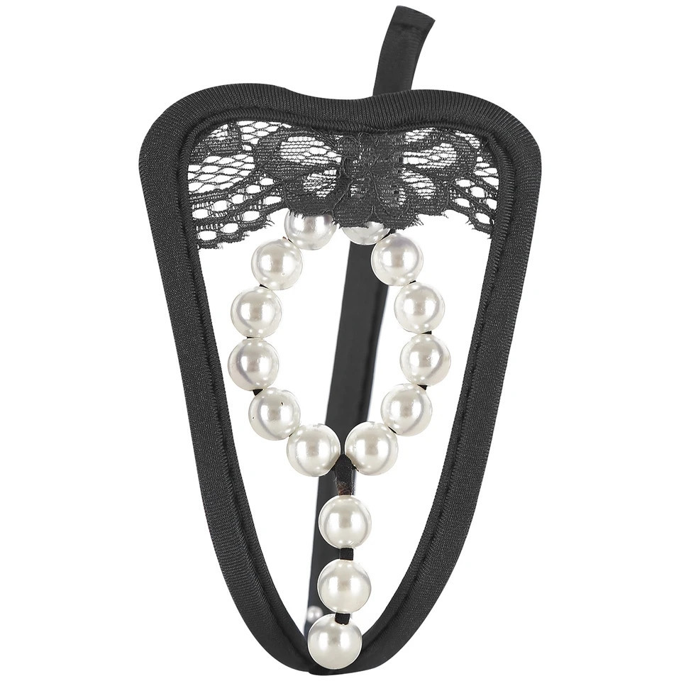 Мужские интимные трусы с бусами one size черный Киев - изображение 4