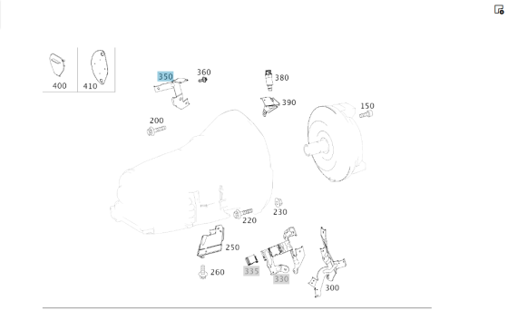 Mercedes-Benz  A2761509173 Тримач на коробці передач праворуч ML/GLE W166 GL/GLS X166 GLE Coupe C292 Одеса