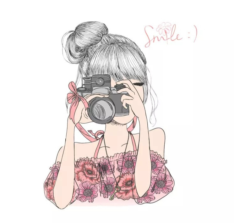 Термонаклейка для одягу Дівчина фотограф Київ - фото 1