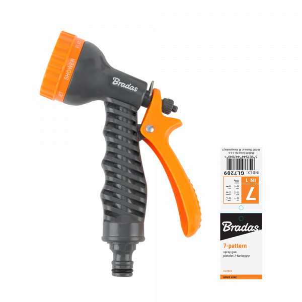 Пістолет для поливу металевий 7 режимов GL7209 BRADAS Польша Киев - изображение 2