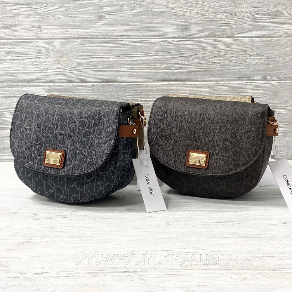 Невелика жіноча сумочка на плече Ck K6071 black Київ - фото 1