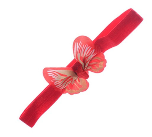 Дитяча червона пов'язка - метелик 8*5см, окружність 34-50см Київ - фото 1