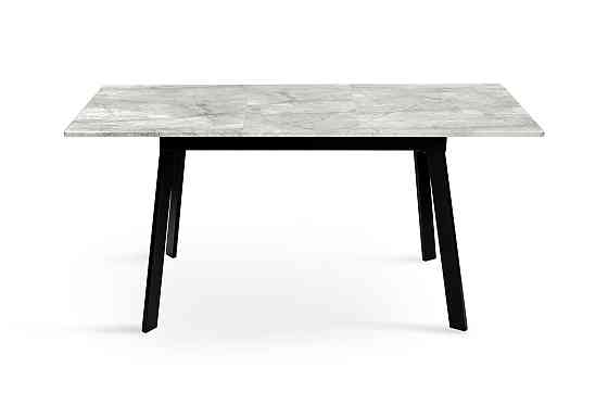 Стіл Етна 120(+40)*75 чорний метал/базальт Киев