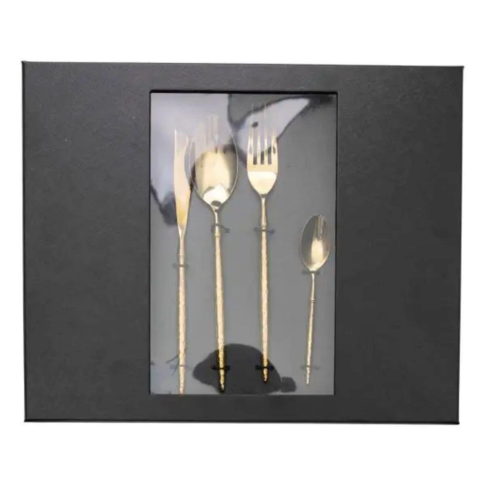 Набор золотых столовых приборов на 6 персон, 24 предмета Киев - изображение 1