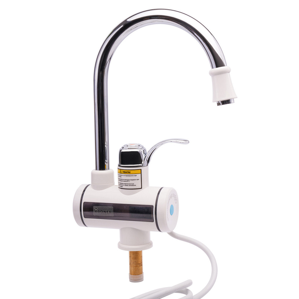 Кухонный кран с электронагревом Kroner KRM Volt - CW091 с дисплеем Киев - изображение 6