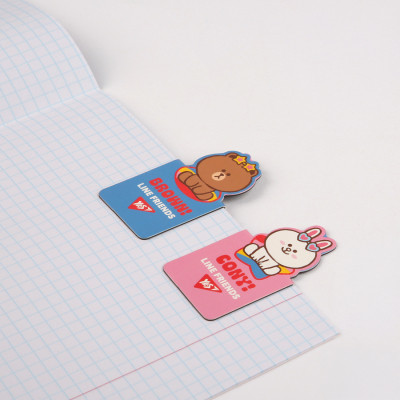 Закладки для книг Yes магнітні Line Friends, висікання, 2 шт (708399) Вінниця - фото 3