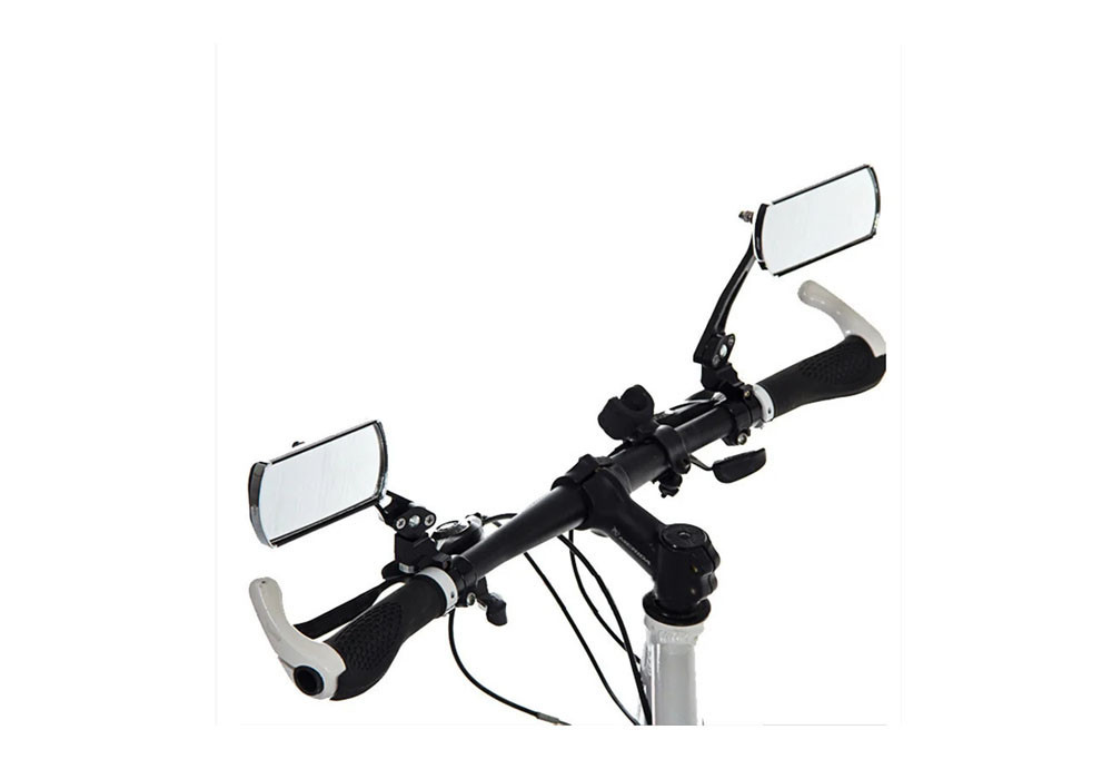 Дзеркало для велосипеда на кермо 2 шт Feel Fit чорне Бровари - фото 4