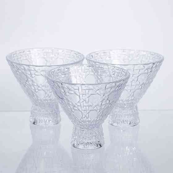 Yiwu Набір креманок на ніжці 6 шт креманки скляні п 200 мл 64486-21 Коломия