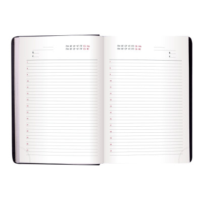 Еженедельник Buromax недатированный Base А4 из бумвинила на 288 страниц красный (BM.2094-05) Винница - изображение 2