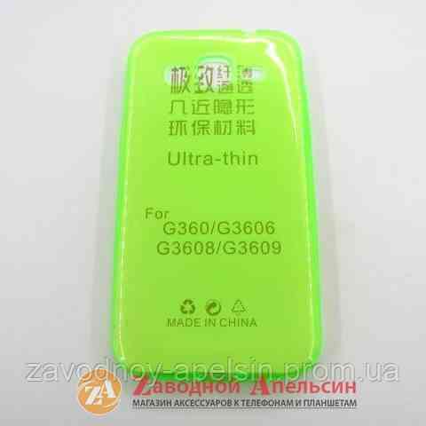 Samsung G360 G361 Core Prime ультратонкий чохол green Одеса