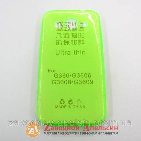 Samsung G360 G361 Core Prime ультратонкий чехол green Одесса - изображение 1