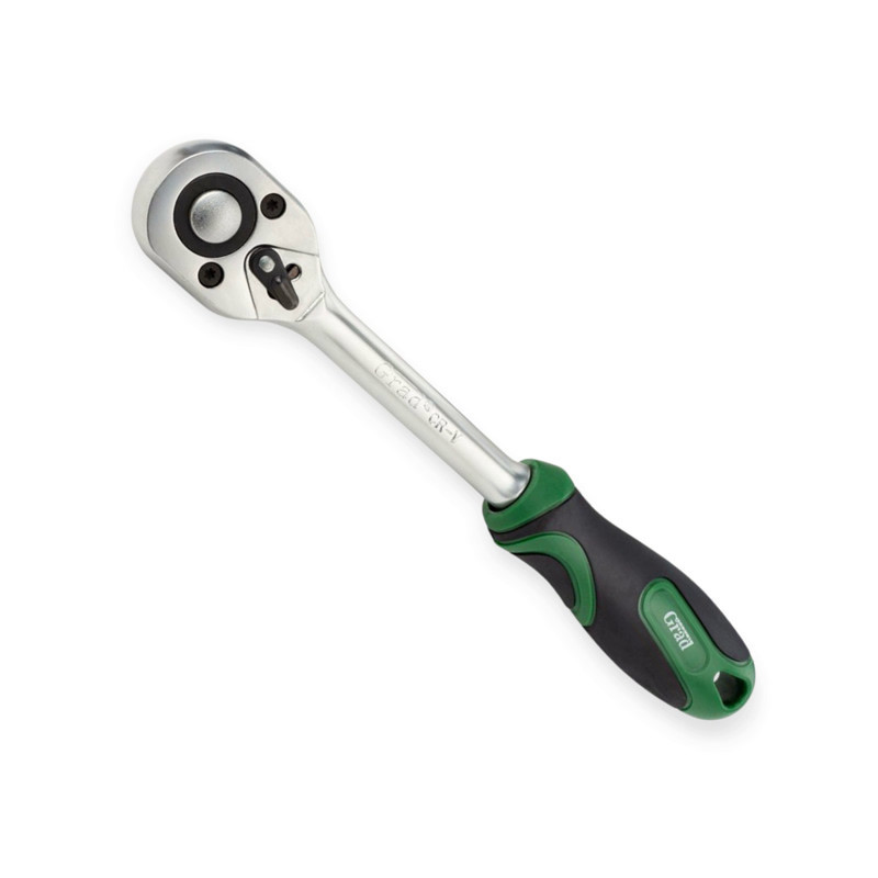 Тріска з квадратом 3/8" 45 зубів 250 мм CrV Grad Мукачево - фото 4