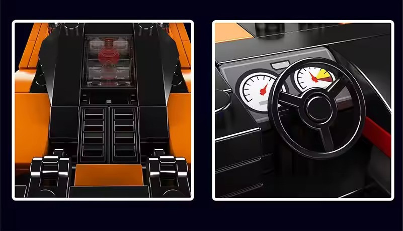 Конструктор MacLaren Спортивна машина на 382 деталі, помаранчева Кам'янець-Подільський - фото 4