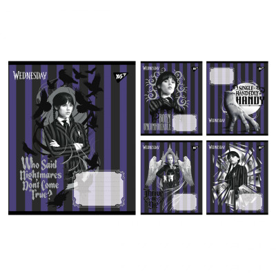 Тетрадь Yes Wednesday Таинственные уроки А5 24 листа клетка (768268) Винница - изображение 1