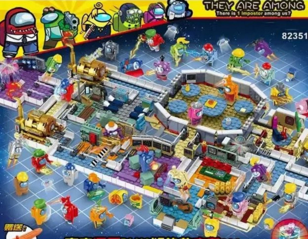 Дитячий конструктор Among Us Великий космічний шатл 1488 деталей. Київ - фото 4