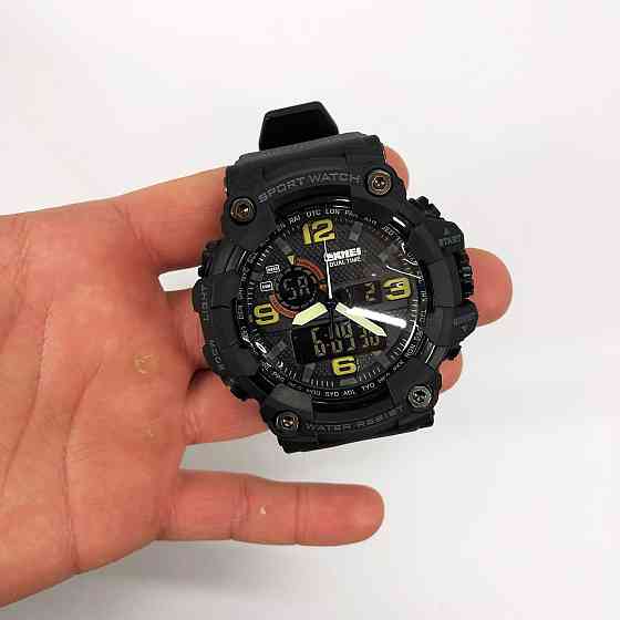 Фірмові спортивні годинники SKMEI 1520BK, Стильні спортивні годинники для активного відпочинку EO-20 Івано-Франківськ