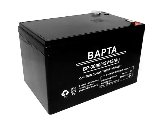 Акумулятор BAPTA BP-3000 12В 12Аг для ДБЖ, сигналізації, освітлення, розміри 155×98×99 мм Київ