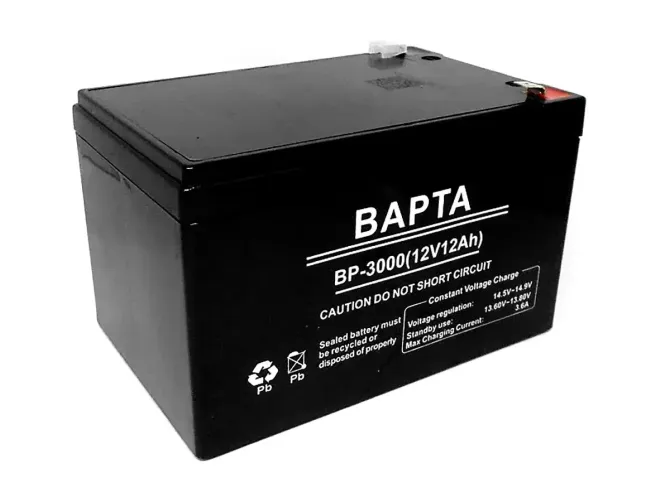 Аккумулятор BAPTA BP-3000 12В 12Ач для ИБП, сигнализации, освещения, размеры 155×98×99 мм Киев - изображение 2