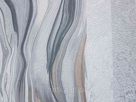 Шовілові на флізеліні Grandeco Illusion метрові блакитні хвилі Київ