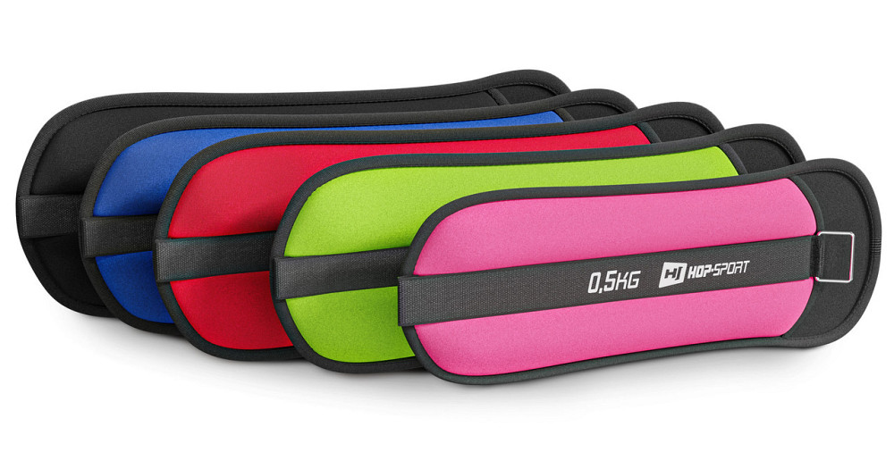 Обважнювачі для ніг та рук Hop-Sport HS-S002WB 2х1кг зелені Київ - фото 4