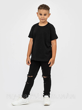 Футболка детская базовая Stedman Classic-T Kids для мальчиков черная (ST2200M-BLO) XS Киев - изображение 2